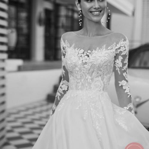 Robe de mariée Princesse manche dentelle - Marie Et Vous