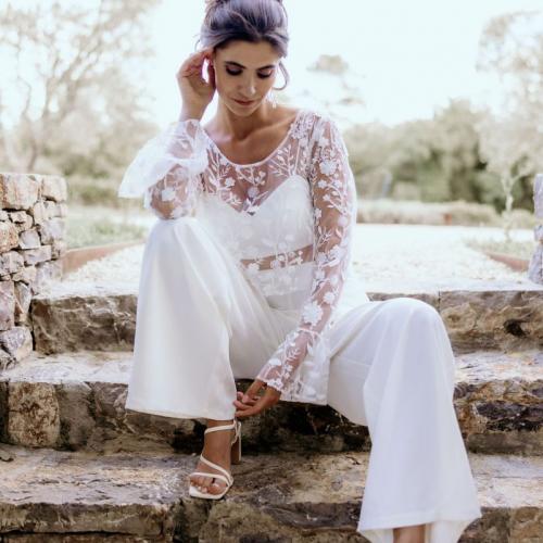 Robes de mariées bastogne luxembourg civil tailleur mariage pantalon - Marie Et Vous