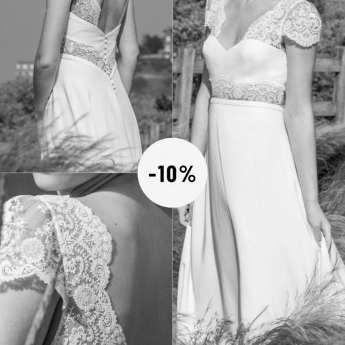Déstockage robes de mariée discount réduction soldes outlet dentelle - Marie Et Vous