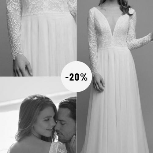 Déstockage robes de mariée discount réduction Hervé Paris soldes - Marie Et Vous