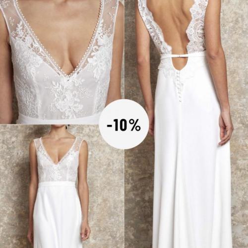 Déstockage robes de mariée discount réduction Lambert créations soldes - Marie Et Vous
