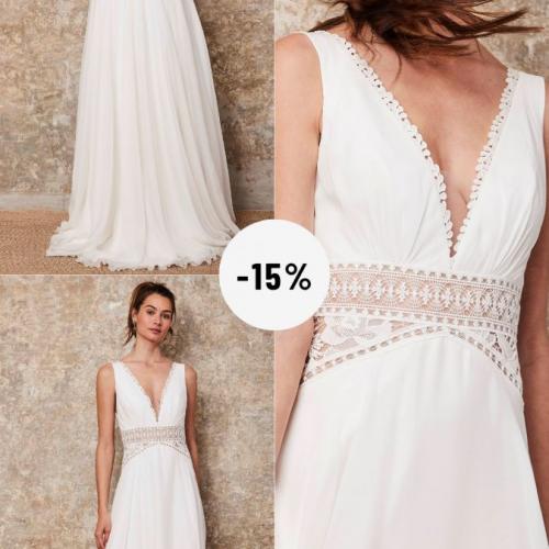 Déstockage robes de mariée discount réduction Lambert Créations outlet soldes - Marie Et Vous