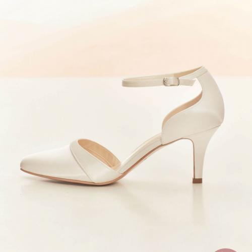 Accessoires robe de mariée talon escarpin blanc ivoire chaussures - Marie&Vous