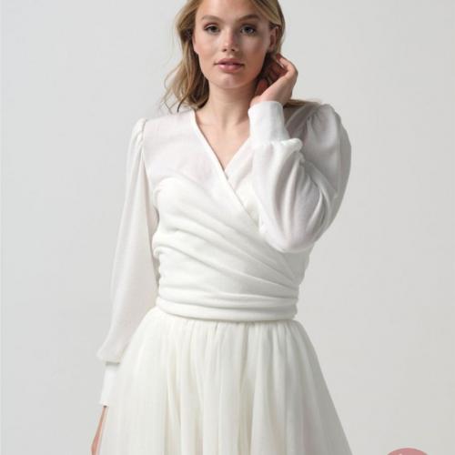 Accessoires robe de mariée Gillet blanc mache cache coeur - Marie Et Vous
